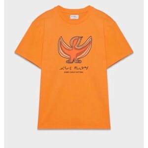 NWT Aritzia orange shirt day t shirt